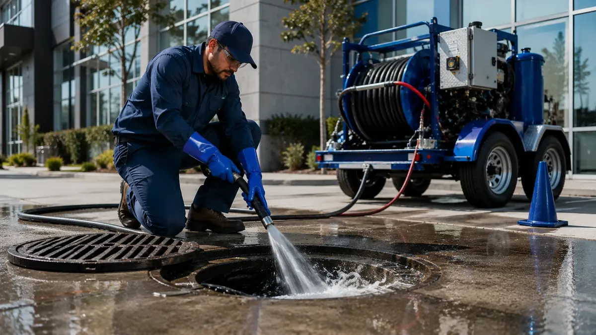 Commercial Hydro Jet Drain Cleaning in Beverly Hills