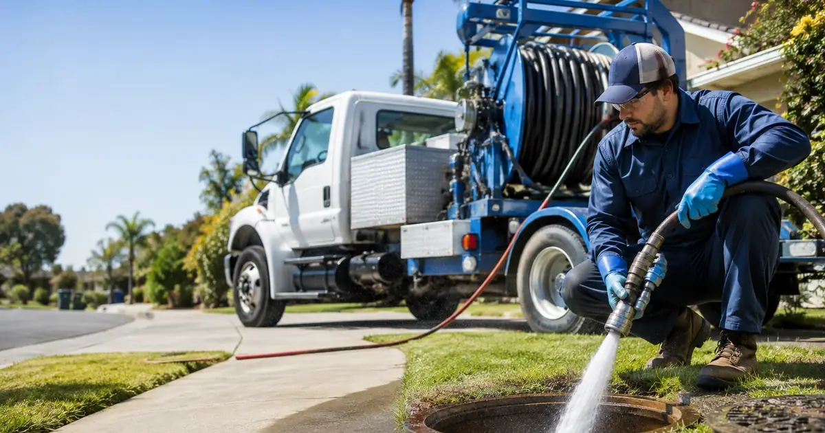 Hydro jet sewer cleaning Beverly Hills