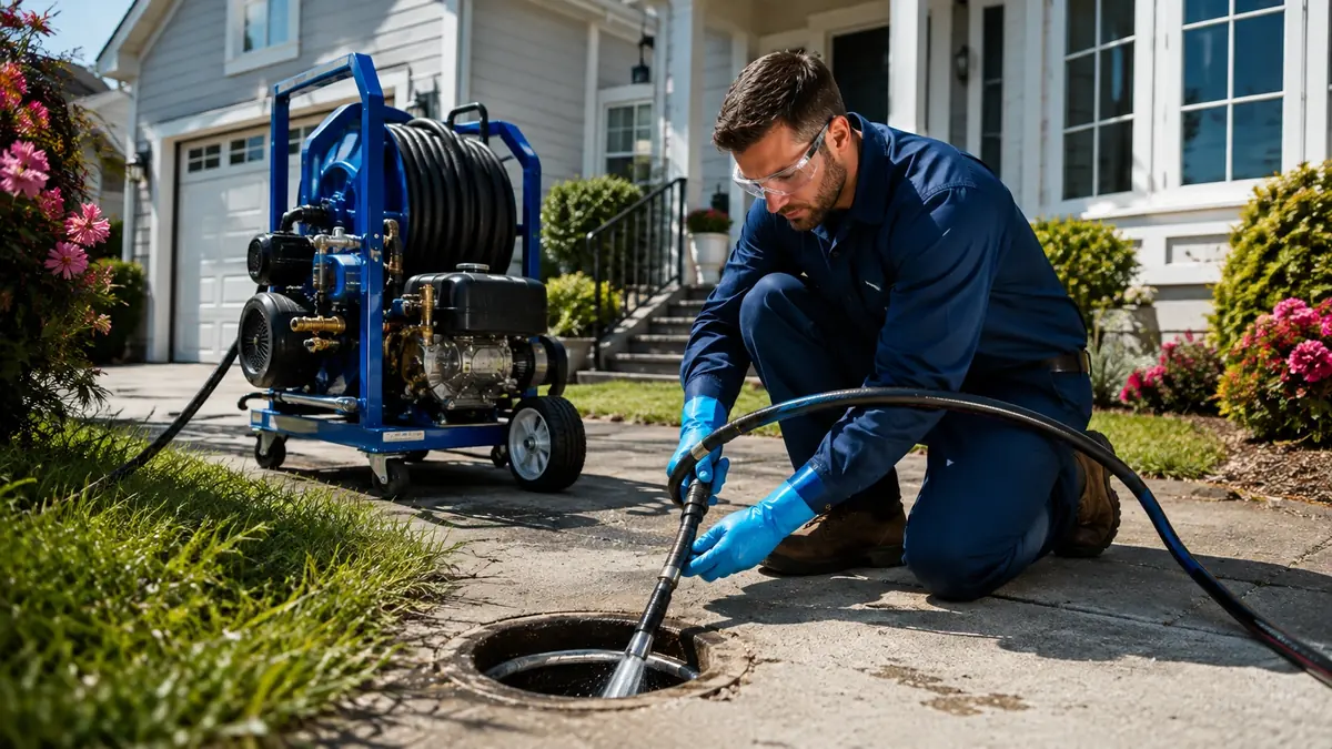 Residential Hydro Jet Drain Cleaning in Beverly Hills