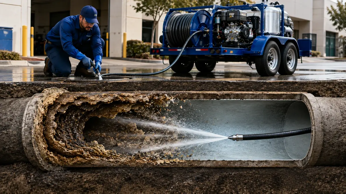 Sewer Pipe Descaling in Beverly Hills